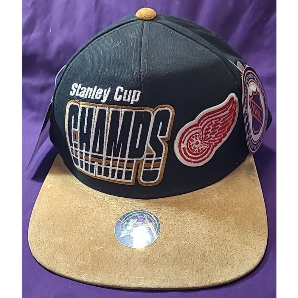 Detroit Red Wings 1997 Stanley Cup Champions Starter Hat NHL Hockey Black NWT